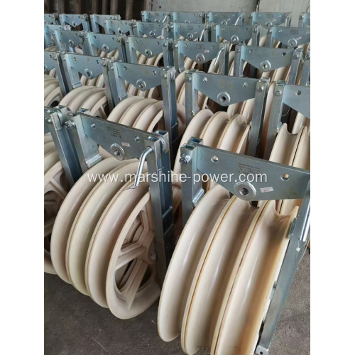 Large Diameter Stringing Block for Paying off Conductor